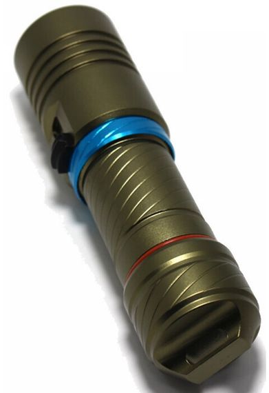 Фонарь подводный универсальный N01 CREE XM-L L2 1200 lm холодный свет зеленый