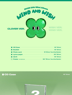 Альбом BTOB - WIND AND WISH 12th Mini Album CLOVER Version