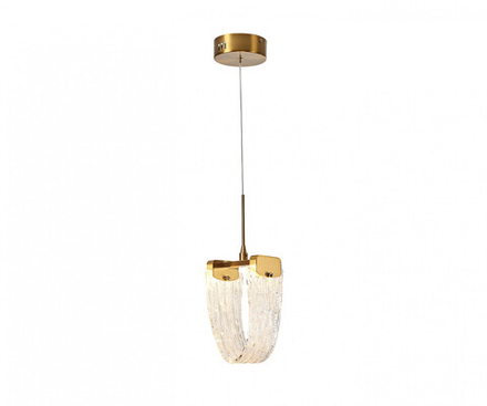 08065-1A,36 Подвес Иста латунь w12*12 h32-200 Led 5W (3000K). ТМ Kink Light
