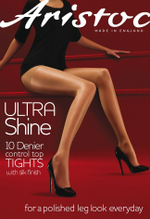 Колготки с блеском Ultra Shine (Размер: M) (Цвет: коричневый)