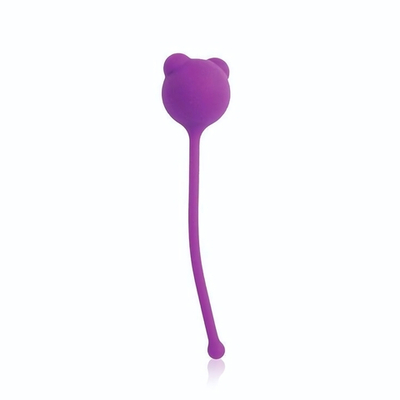 Фиолетовый вагинальный шарик с ушками Cosmo (Цвет: фиолетовый)