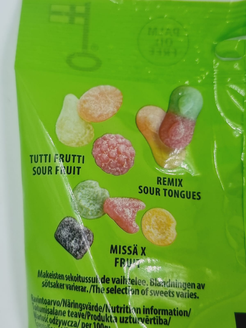 Конфеты жевательные фруктовые Fazer Remix Sour мини (2 уп. по 120 г) 240 г (из Финляндии)