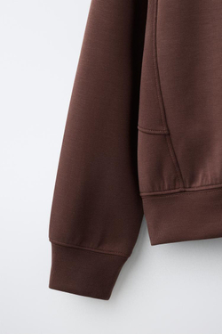 ZARA ХУДИ SPORTY, КОНЬЯЧНЫЙ