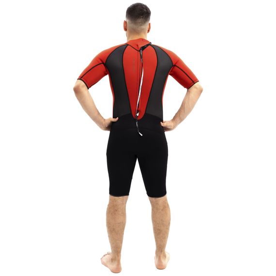 Гидрокостюм Marlin Tropic shorty man черный/красный 3 мм