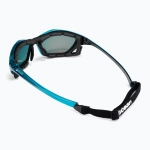 Спортивные очки OCEAN Lake Garda Transparent Blue / Revo Orange Polarized lenses