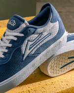 Кеды Lakai Essex: Light Navy Suede White (Q2-26)