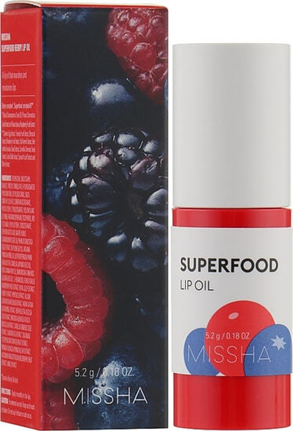 Питательное масло для губ Missha Superfood berry lip oil