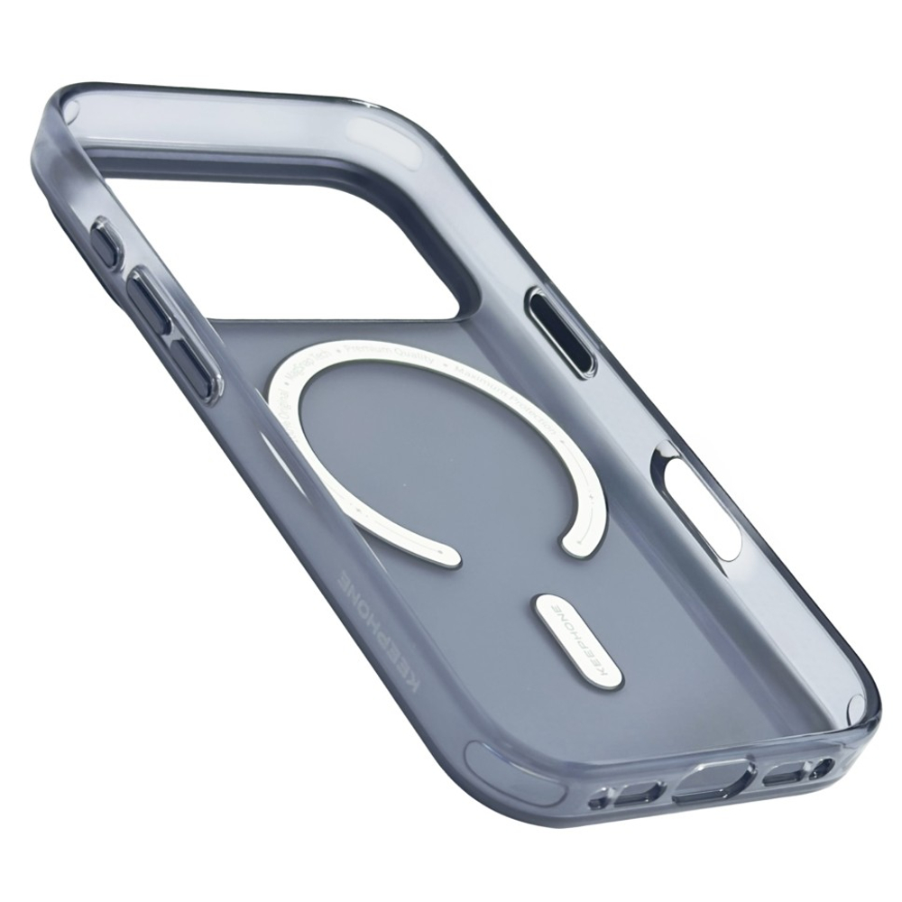 Накладка для i-Phone 17 Pro Keephone Dazzle Pro MagSnap синий