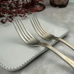 Вилка столовая 20,2 см матовая с золотом Lord Vintage Style P.L. Proff Cuisine [12]