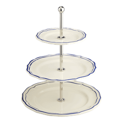 Этажерка трехъуровневая Filet Cobalt (30 см)
