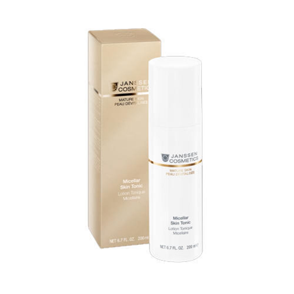 Мицеллярный тоник с гиалуроновой кислотой Micellar Skin Tonic, Mature Skin, Janssen Cosmetics, 200 мл