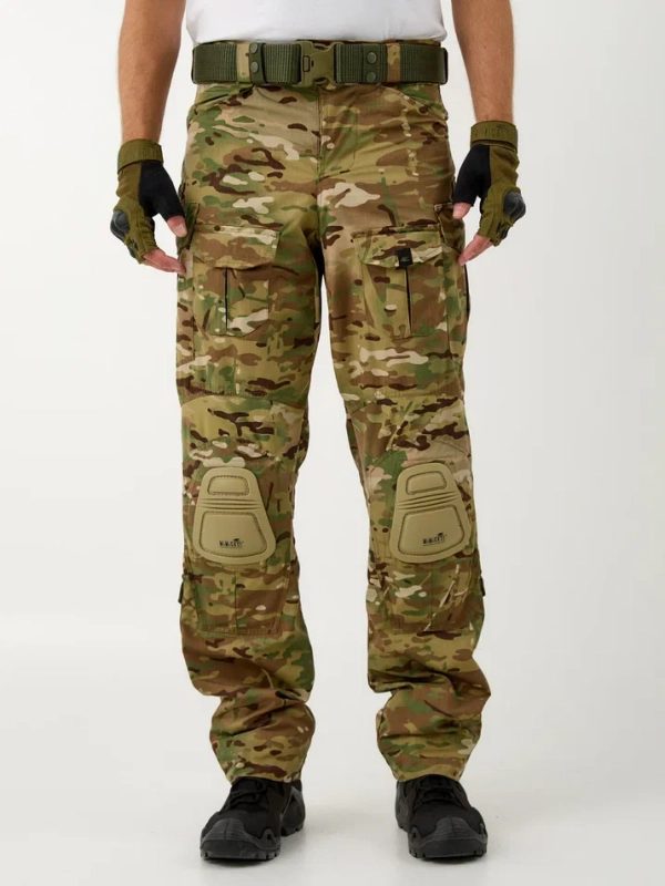 Брюки тактические GEN 3 COMBAT MULTICAM (Ген 3 Комбат мультикам), материал ткань рипстоп нейлон+хлопок (NYCO 50/50), расцветка MULTICAM, мужские, MIMICRYA
