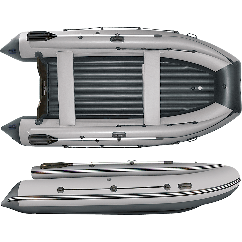 Лодка ПВХ Angler Reef Тритон 390FiНД с интегрированным фальшбортом -