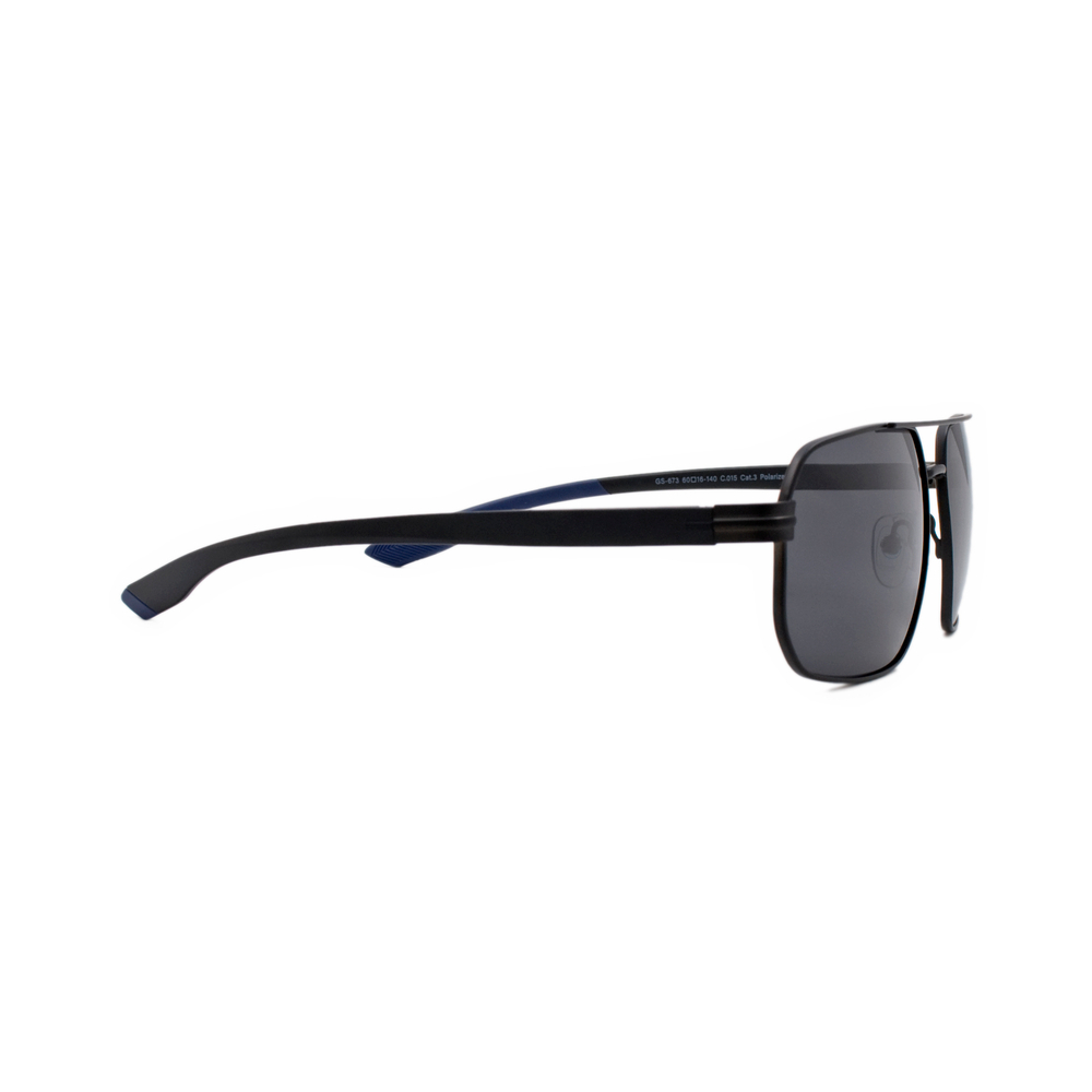 Очки Genex Sunglasses 673 c.015 пилот черные с синим