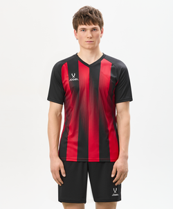 Футболка игровая Jogel Camp Striped Jersey, красный R2/черный 99