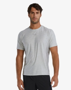 Футболка мужская TYR MEN'S AIRTEC TEE (Бежевая) - T44023-135