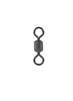 Вертлюжок рыболовный цилиндрический с накаткой Fish Crystal  IMPRESSED SWIVEL 1002 №8 (5 упаковок)