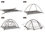 Палатка Naturehike Cloud-Creek, 3-местная, белая, артикул CNK2300ZP024-3W