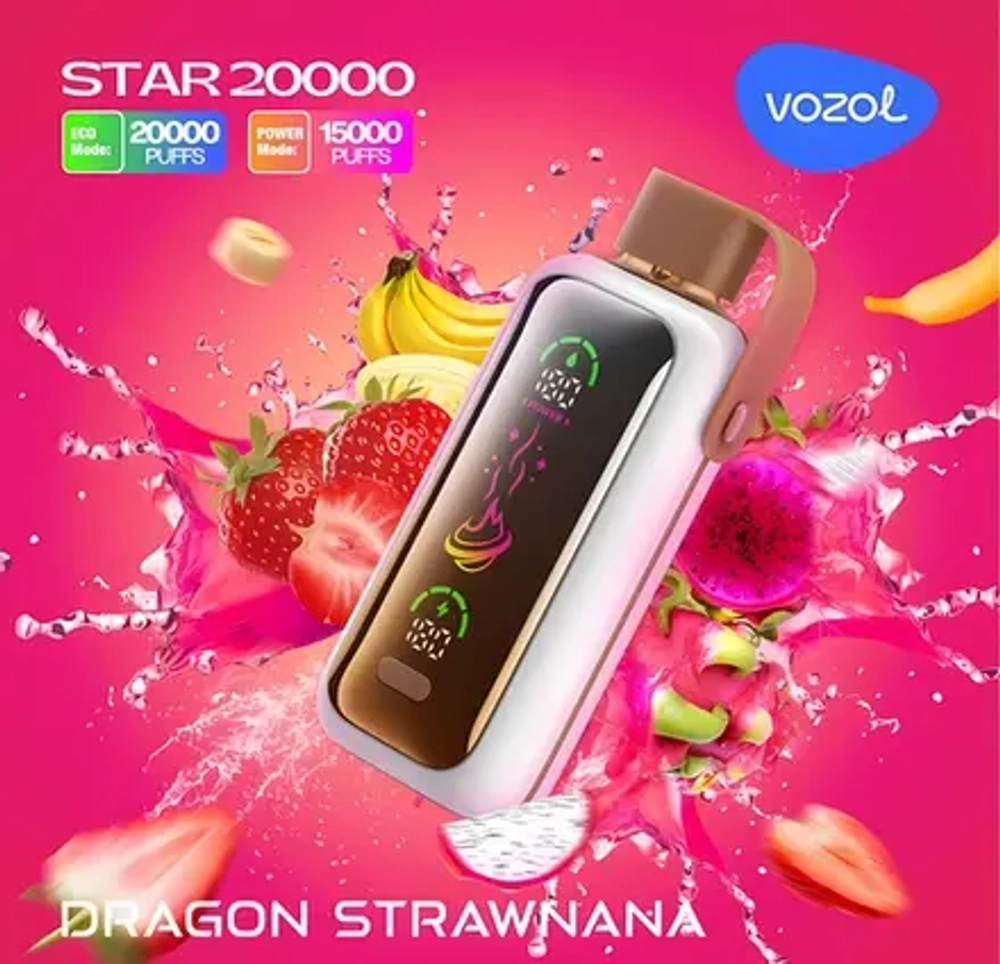 Vozol STAR 20000 - Dragon Strawnana (5% nic)