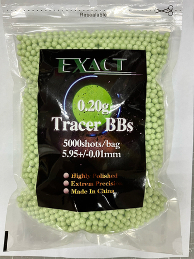 Шары EXACT трассер 0,20g (1кг, зеленые)