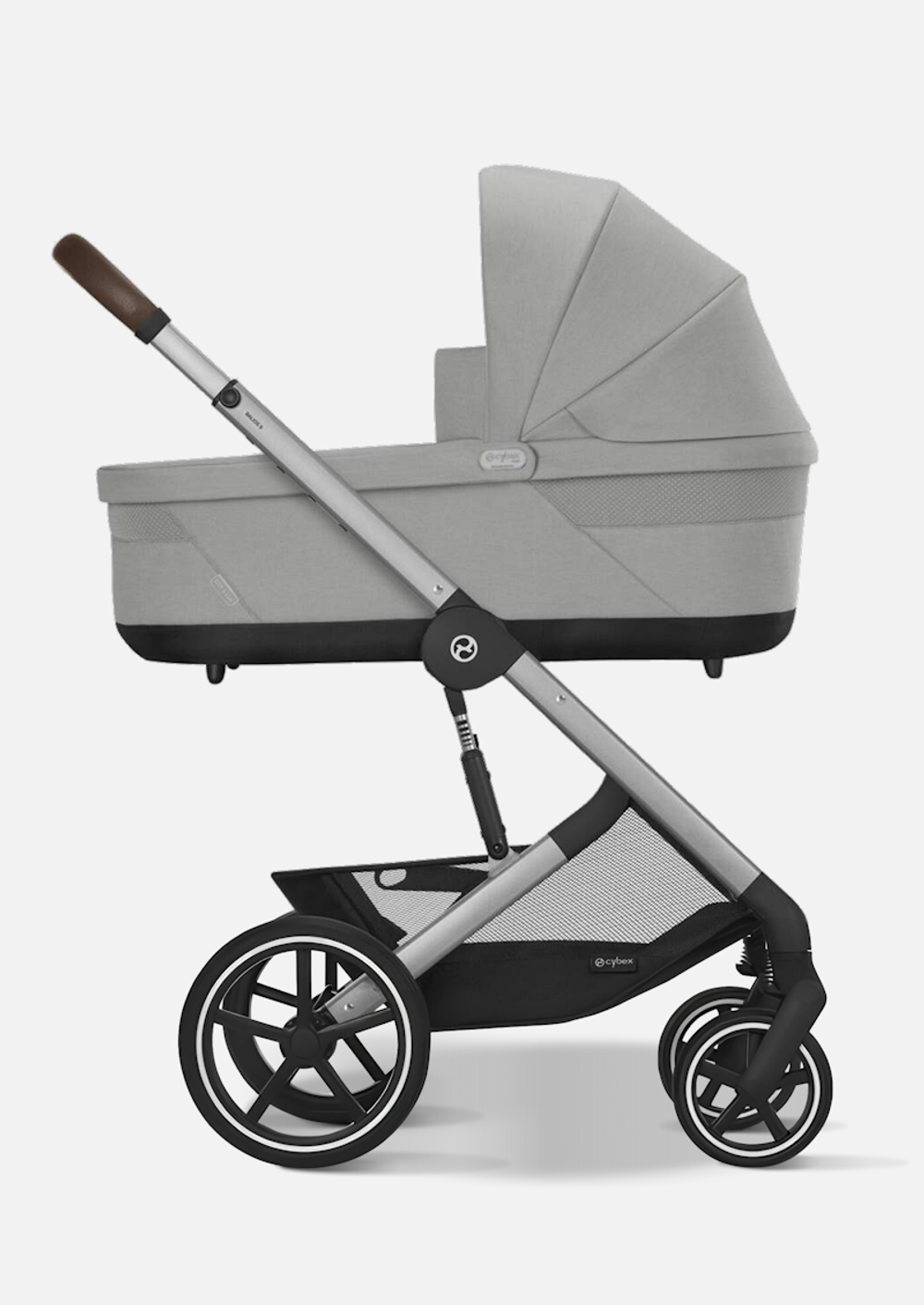 Cybex Детская коляска Balios S Lux BLK 2 в 1 цвет Stone Grey