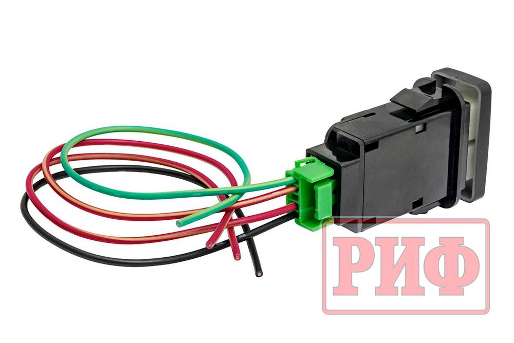 Кнопка ВКЛ/ВЫКЛ, белый, FRONT DIFF LOCK TOYOTA 40x20