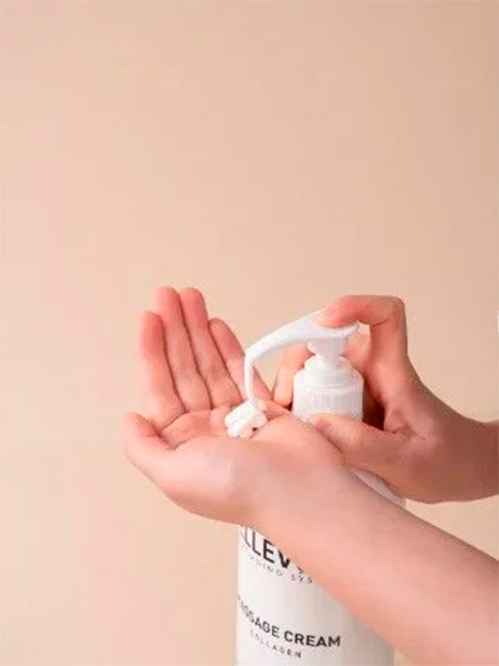 Массажный крем для лица и зоны декольте с Коллагеном Ellevon Massage Collagen Cream 1000мл