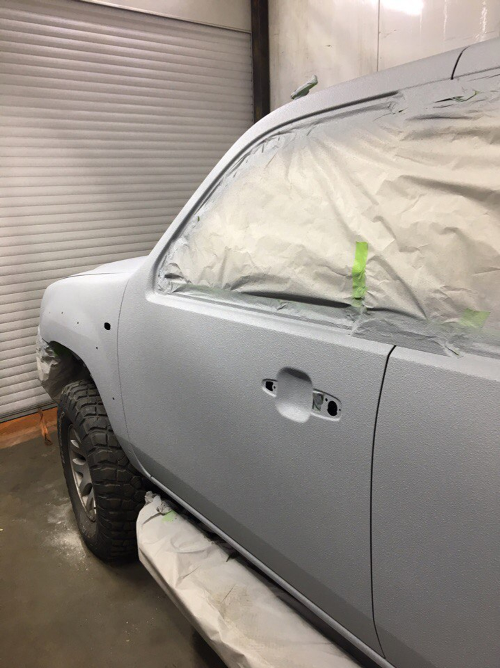 Покраска Раптором Mazda BT50