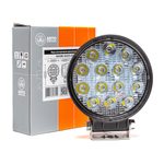 AE42R-14LED-42HC Фара светодиодная дополнительная, круглая 115*42*142, направленный свет, 14 диодов, крепление по центру, 42 Вт, 10-30 В