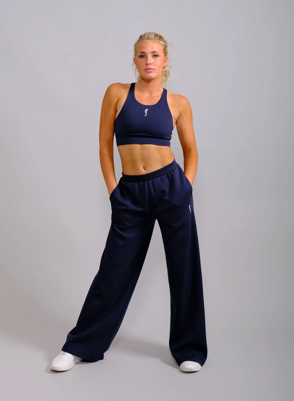 Брюки женские Women's Court Straight Leg Pants (Navy/White) AW-138-002
