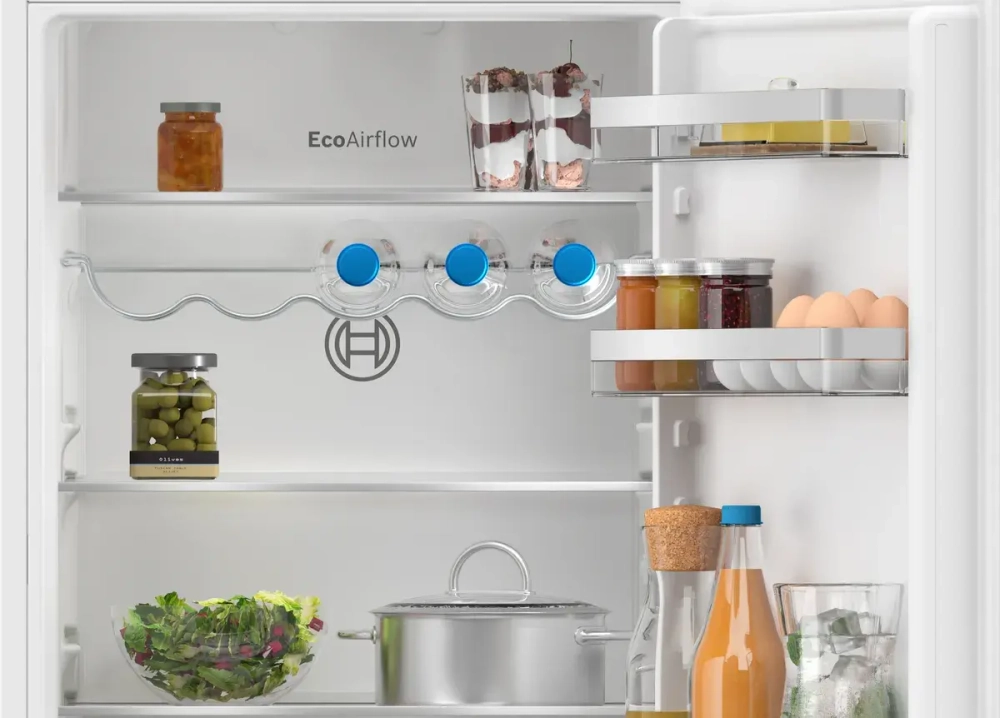 Встраиваемый двухкамерный холодильник Bosch KIN86VFE0