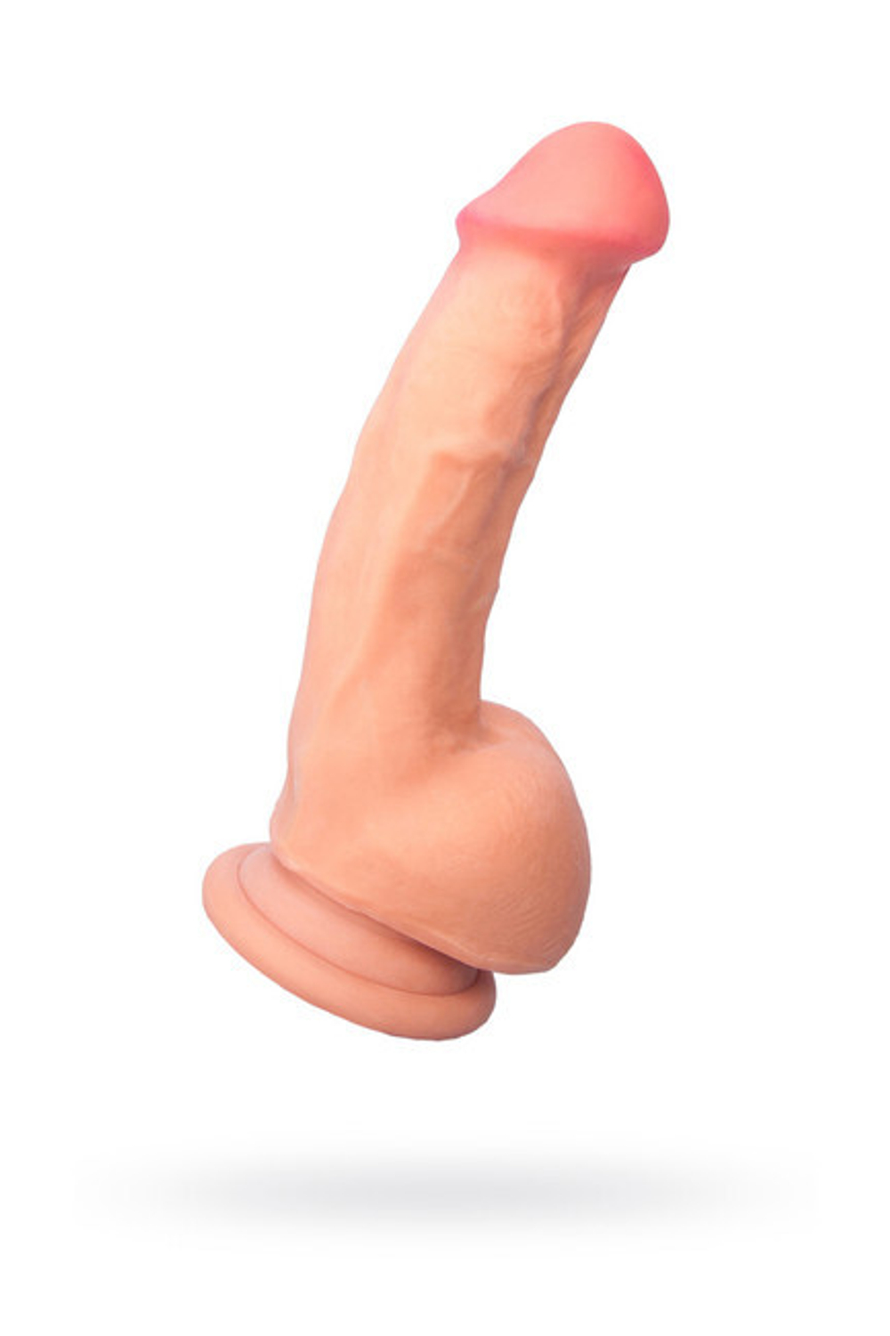 Реалистичный гибкий фаллос на присоске Real Stick (17 см) (Цвет: телесный)