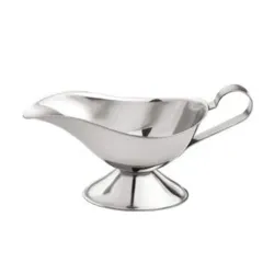 Соусник 200 мл овальный на подставке с ручкой нерж. P.L. Proff Cuisine