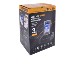 БЕСПРОВОДНОЙ ЦВЕТНОЙ ЭХОЛОТ FISH-FINDER TF-740 LI-ION GPS+XPILOT