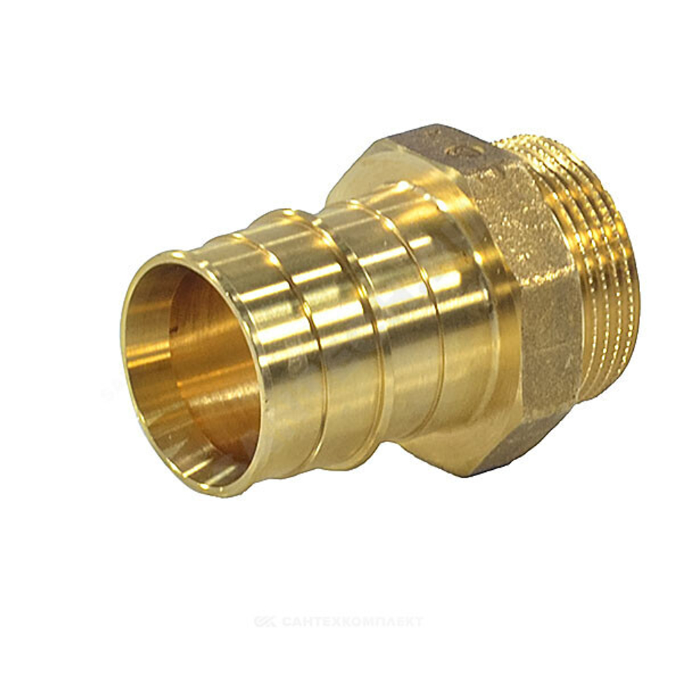 Муфта для PE-X труб радиальная латунь Дн 20х1/2" НР GX107 Giacomini GX107Y034