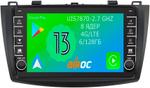 Магнитола для Mazda 3, Axela 2009-2013 - Airoc AB-2414 (кнопки и крутилки), Android 13, Быстрая, SIM-слот, CarPlay