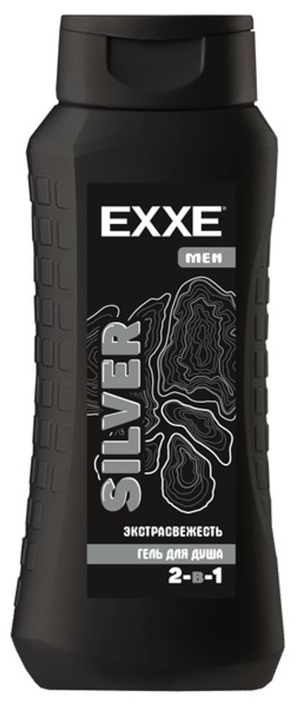 EXXE SILVER 2в1 400 мл Гель д/душа муж. "Экстрасвежесть"