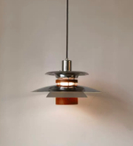 Pendant design lamp PH 5 by Louis Poulsen (silver