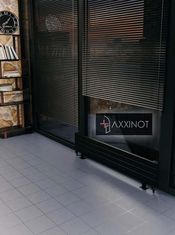 Axxinot Adero ZN 1750 - напольный трубчатый радиатор шириной 1750 мм