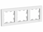 Рамка 3-х постовая AtlasDesign, универсальная, IP20, белая. SE ATN000103, 214787