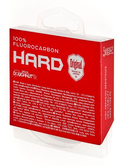 Леска монофильная Lucky John FLUOROCARBON Hard 030/037