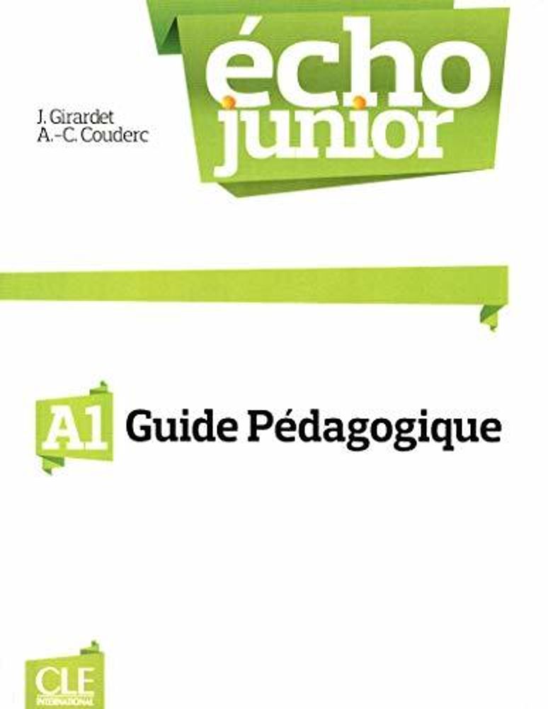 ECHO JUNIOR A1 guide ped. ECHO JUNIOR A1 guide ped.
