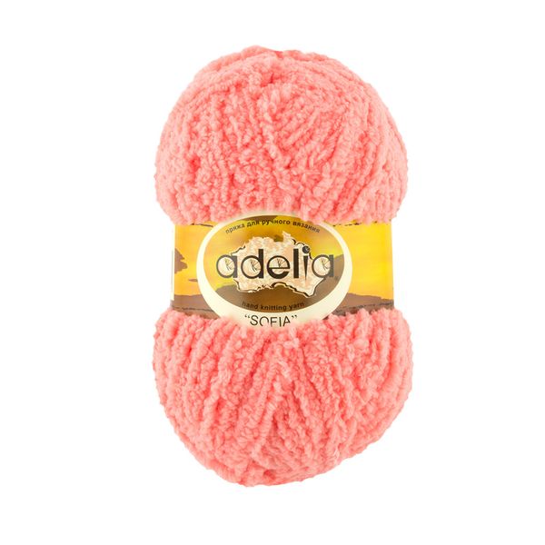 Пряжа Adelia Sofia / уп.10 мот. по 50г, 90м, 17 розовый