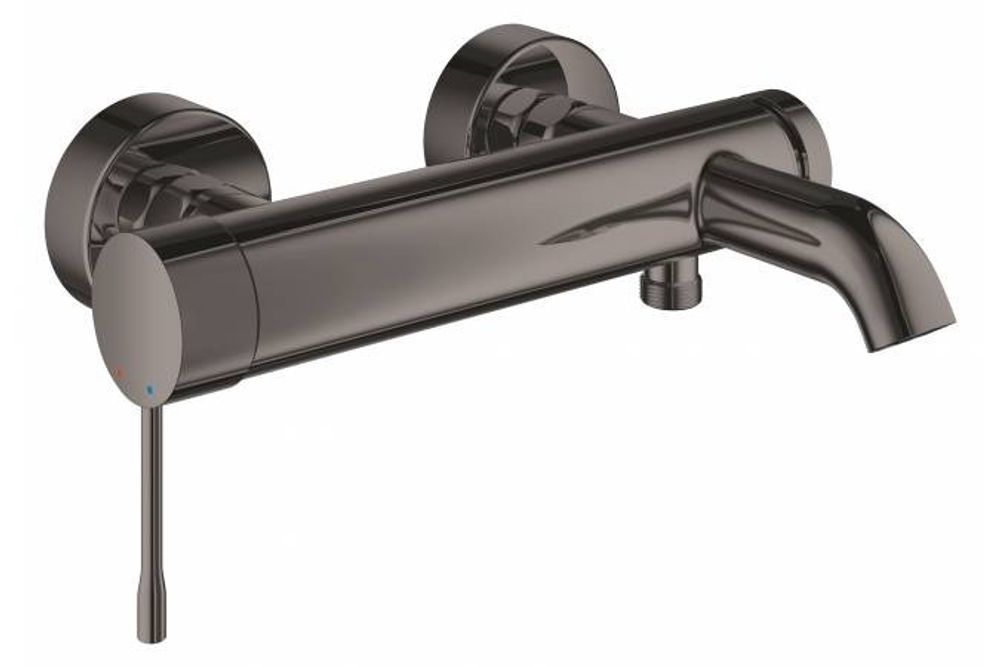 Смеситель для ванны GROHE Essence New, темный графит глянец (33624A01) Смеситель для ванны GROHE Essence New, темный графит глянец (33624A01)