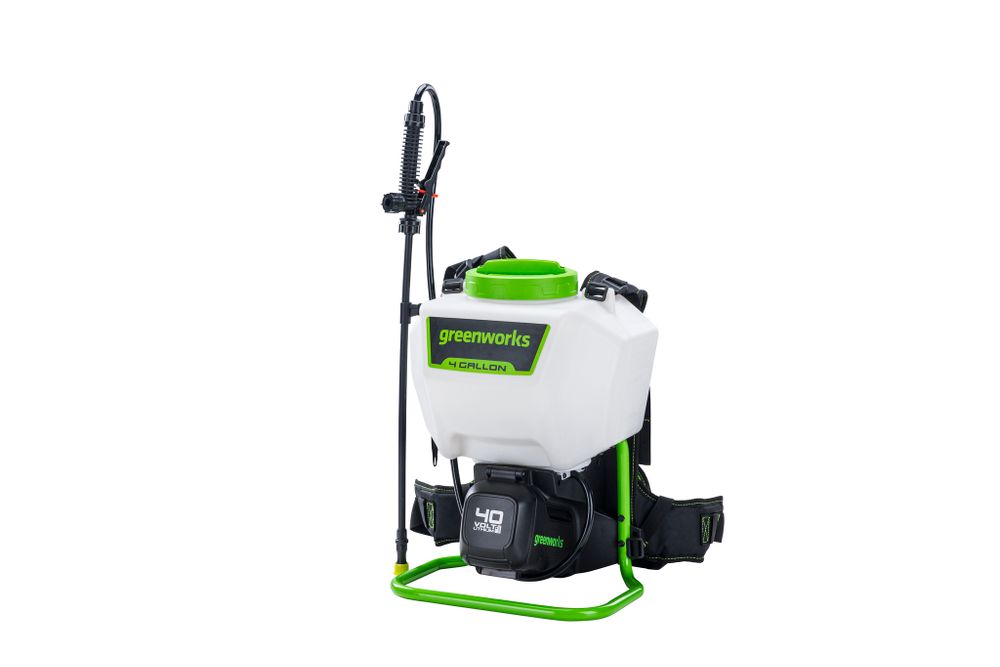 Аккумуляторный садовый опрыскиватель Greenworks G40BPS, 5300007, 40v, в комплекте с АКБ 2 А·ч и ЗУ