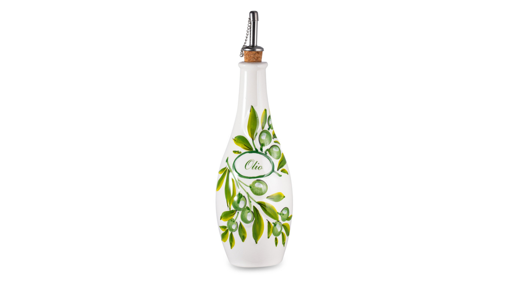 Бутылка для масла Edelweiss Оливки 27см, керамика