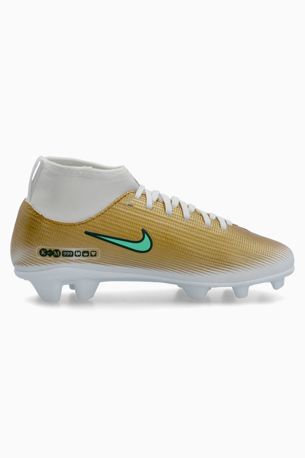 Бутсы Nike Zoom Mercurial Superfly 11 Club Mbappe FG/MG Junior - золотой