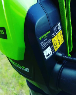 Воздуходувка ранцевая аккумуляторная GREENWORKS GD60BPB 60В,225км/ч,б/щ,без АКБ и ЗУ (2402307)