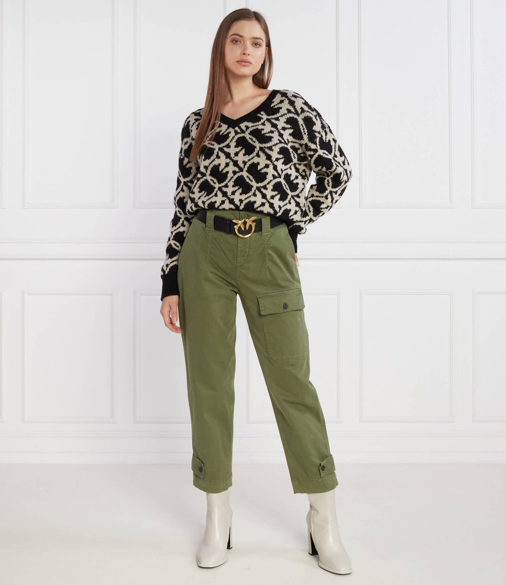 Хлопковый свитер Pinko - черный(101575 A11F)