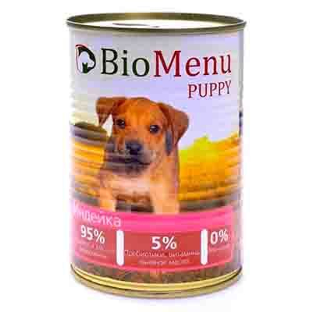 BioMenu PUPPY Консервы для щенков Индейка